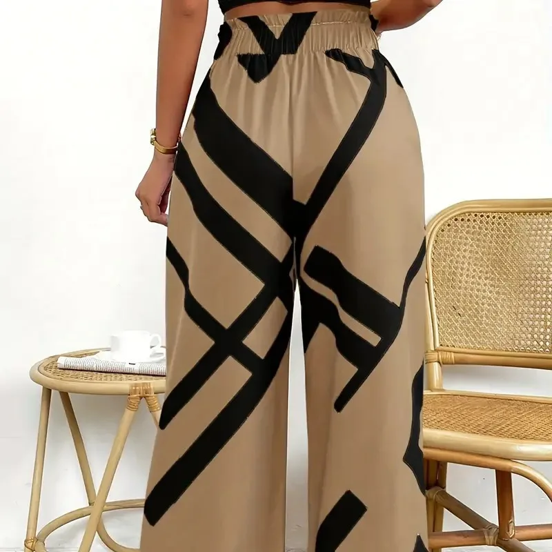 women's casual printed pants S7049