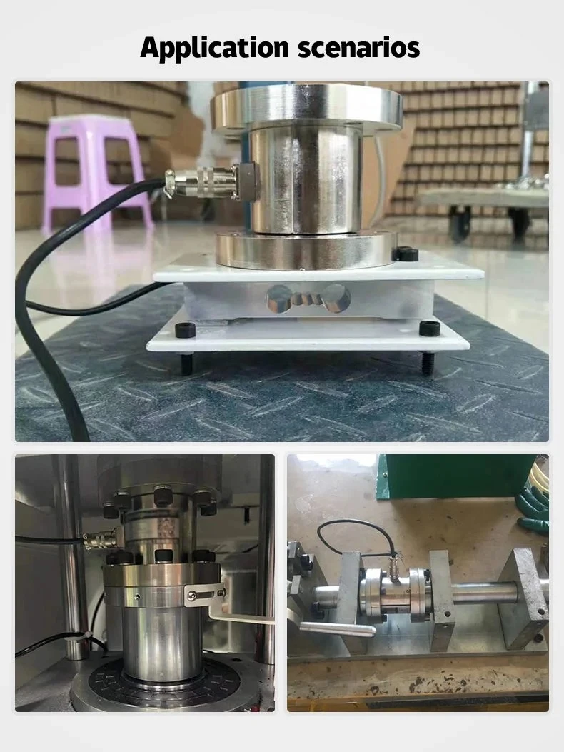 100Nm Standard Double Flange Type Reaction Force Speed Transducer Static Torque Load Cell Sensor