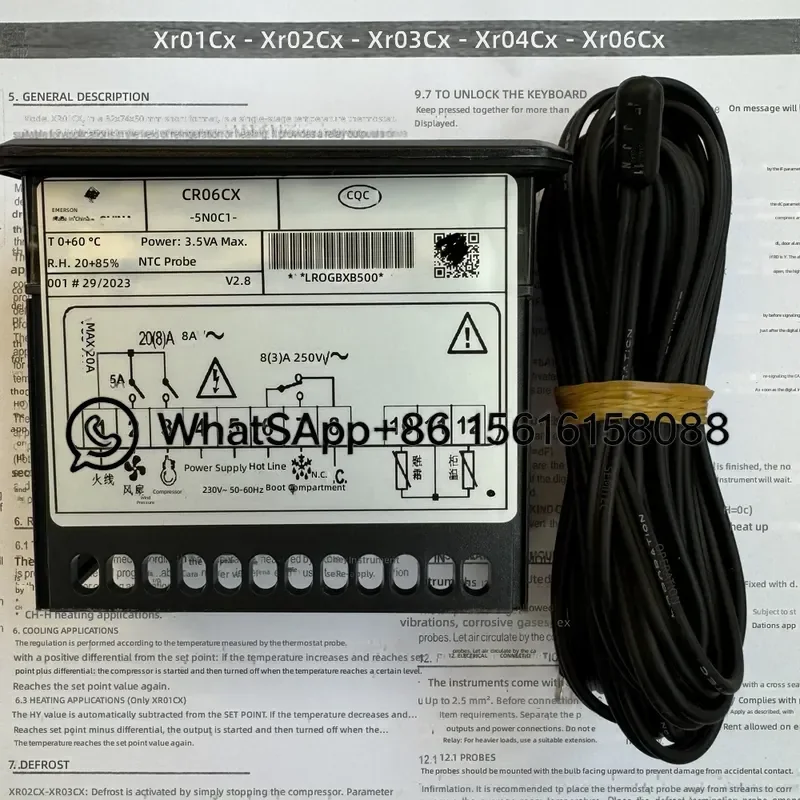 Spot Emerson Thermostat CR06CX-5NOC1 CR06CX-5N0C1 Replacement Temperature Control Switch HVAC Parts Compatible Models