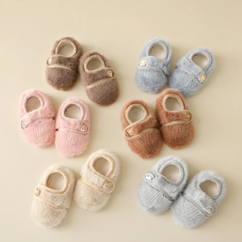 جوارب أرضية للأطفال، أحذية سميكة للأطفال الصغار غير قابلة للانزلاق، غطاء جورب سفلي ناعم، جوارب #4