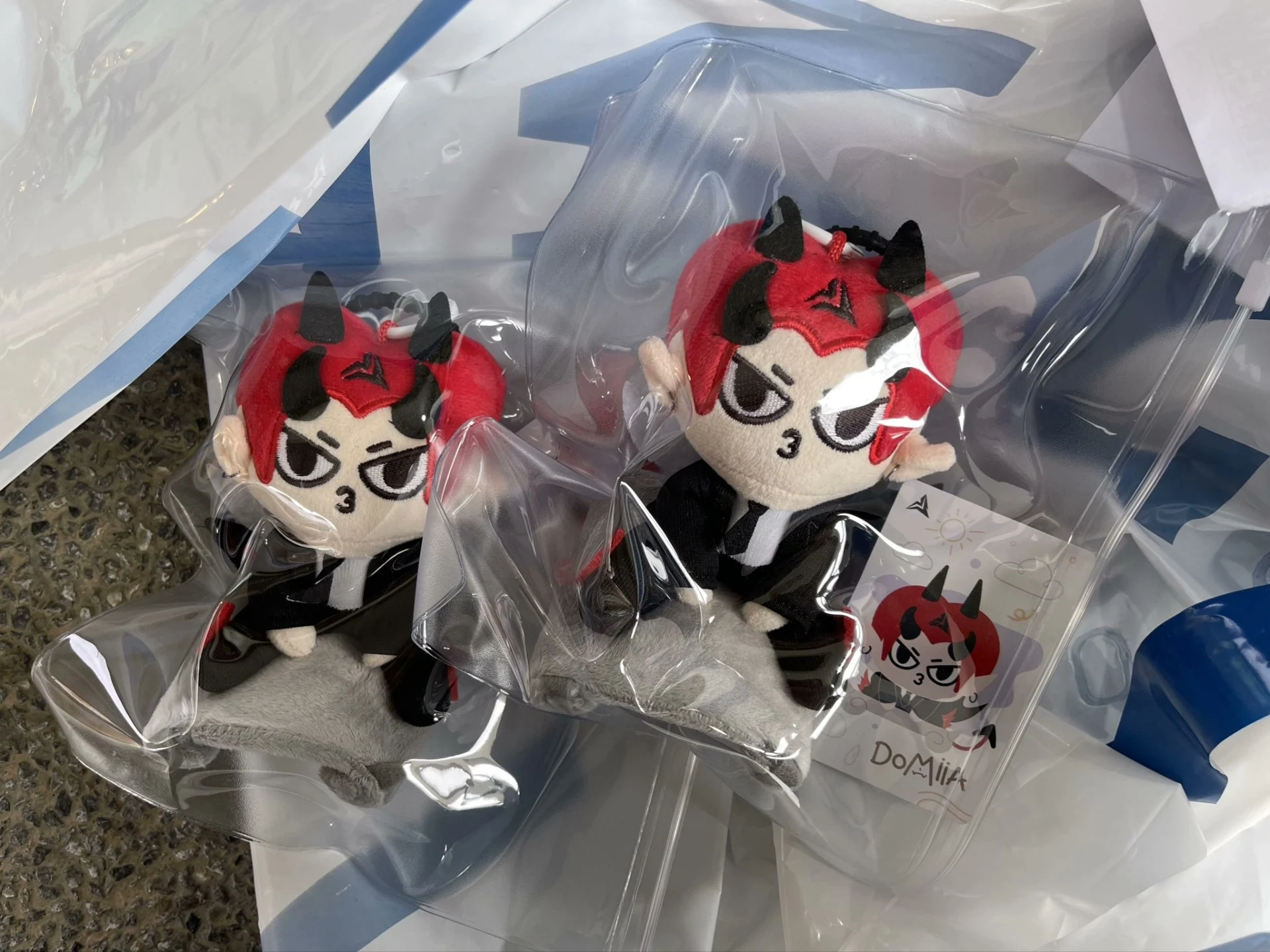 2025 New In Stock Official Thai Star Perthsanta Domila Thai TV Perfect 10 Liners Dangerous Romance Breezy Ballon Keychain 11cm