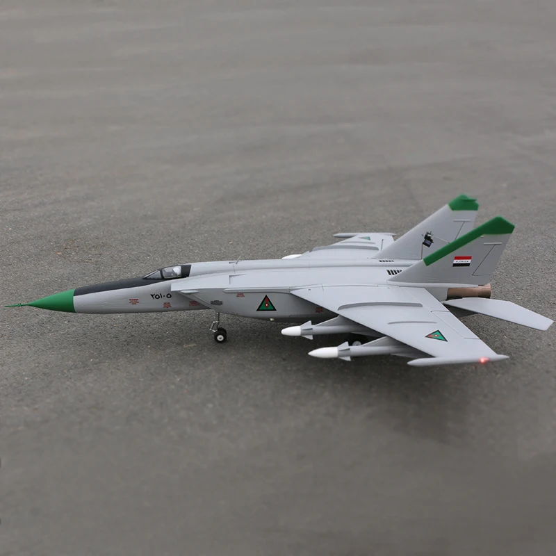 6 CH FlyFans Iraqi MiG-25 Foxbat Twin 64mm RC EDF Jet PNP Model Airplane