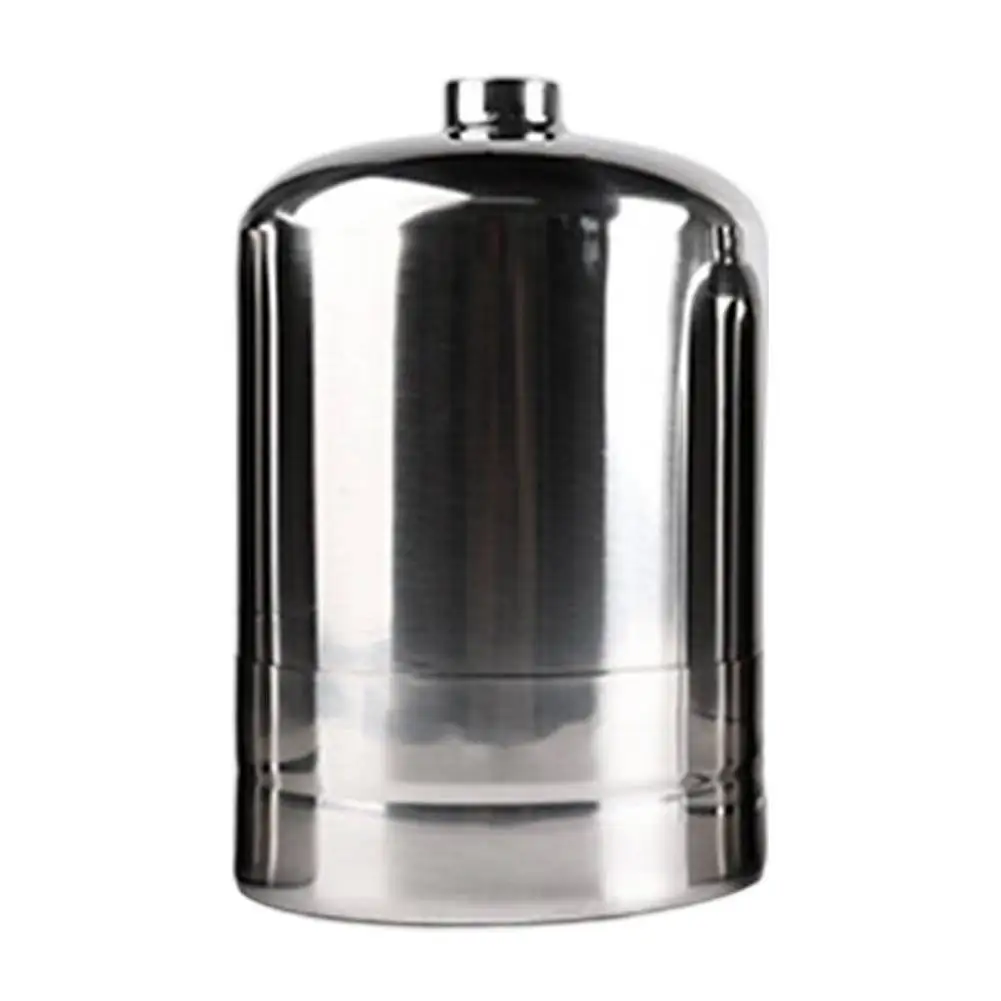 

304 Stainless Steel Camping Gas Tank Double Valve Switch Easy Storage Reusable Design Various Sizes Available Easy Transport