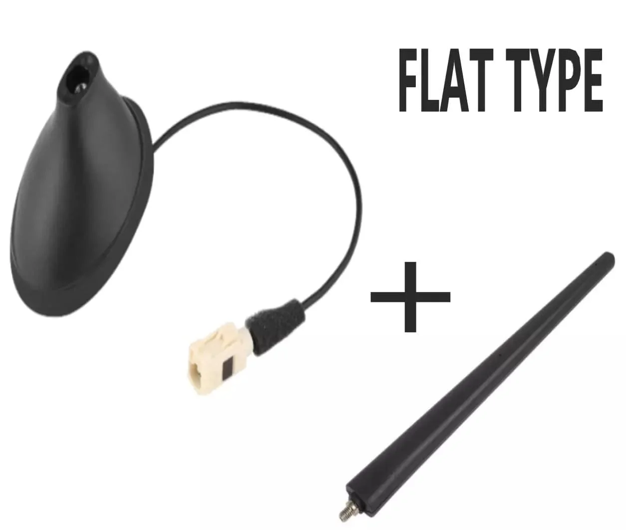 

For Fiat 500 Abarth 2012-Onward 1set Car Aerial Antenna Base With Mast 51910790 505409 Brand New Car Accessories