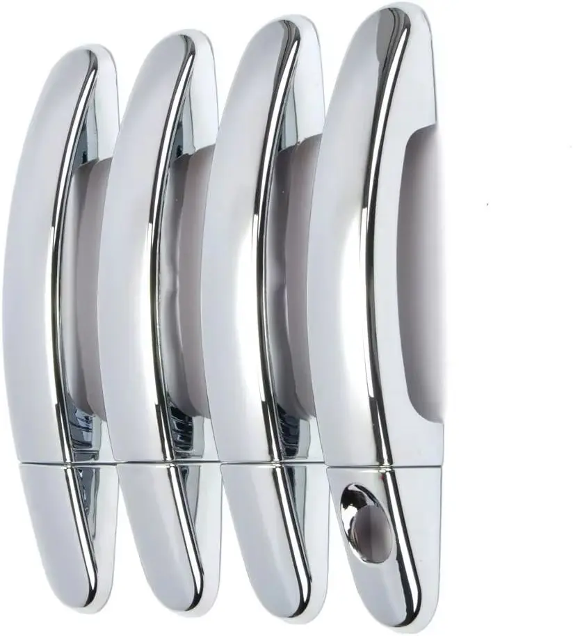Chrome Exterior Door Handle Cover for Ford Focus 2012 2013 2014 2015,Kuga Escape Ranger 2013-2017 Premium Parts Durable Stylish