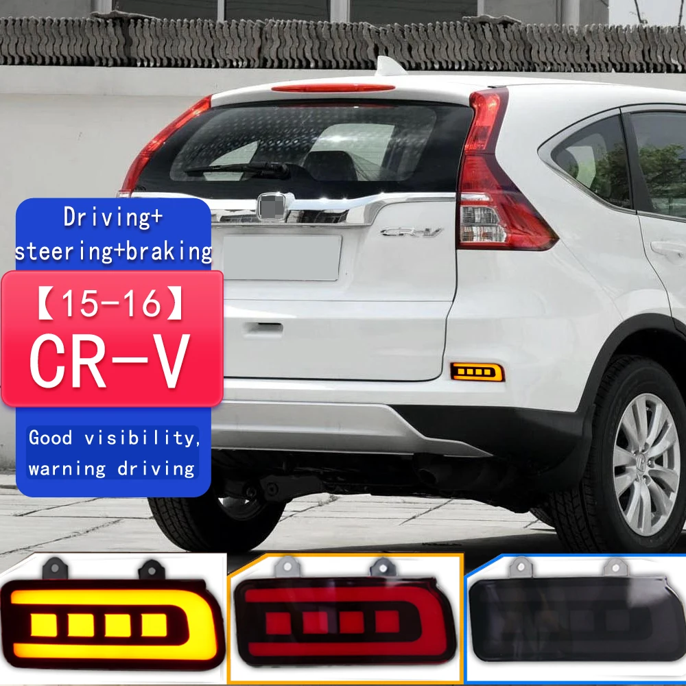 

Фонари заднего бампера для Honda CR-V CRV 2015 2016, авто светодиодный стоп-сигнал для автомобилей, противотуманные фары, отражатели Lada Vesta, стоп-сигнал