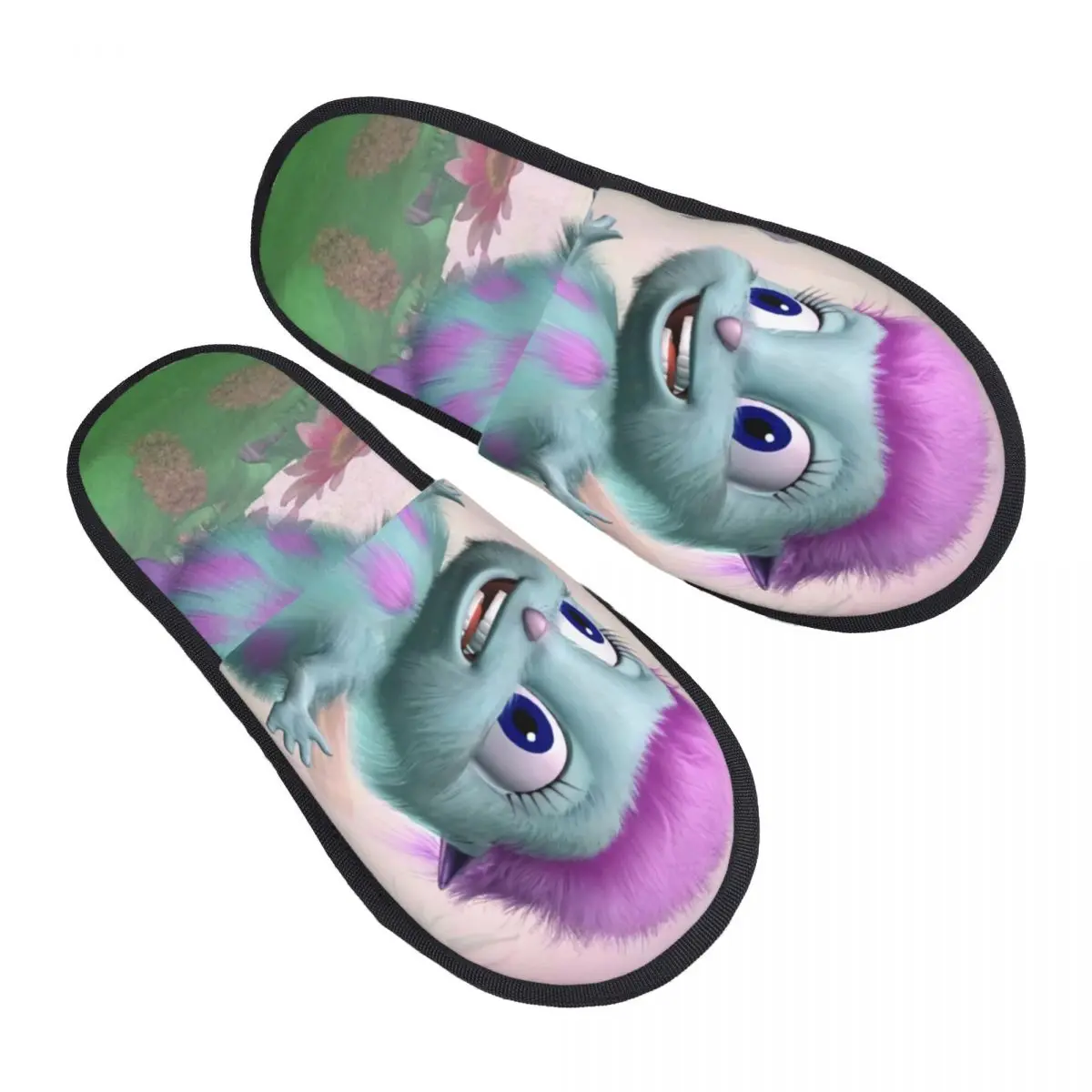 Bibble Meme House Slippers Cozy Warm Comic Anime Memory Foam Fluffy Slipper Custom Print Women Indoor Outdoor Shoes