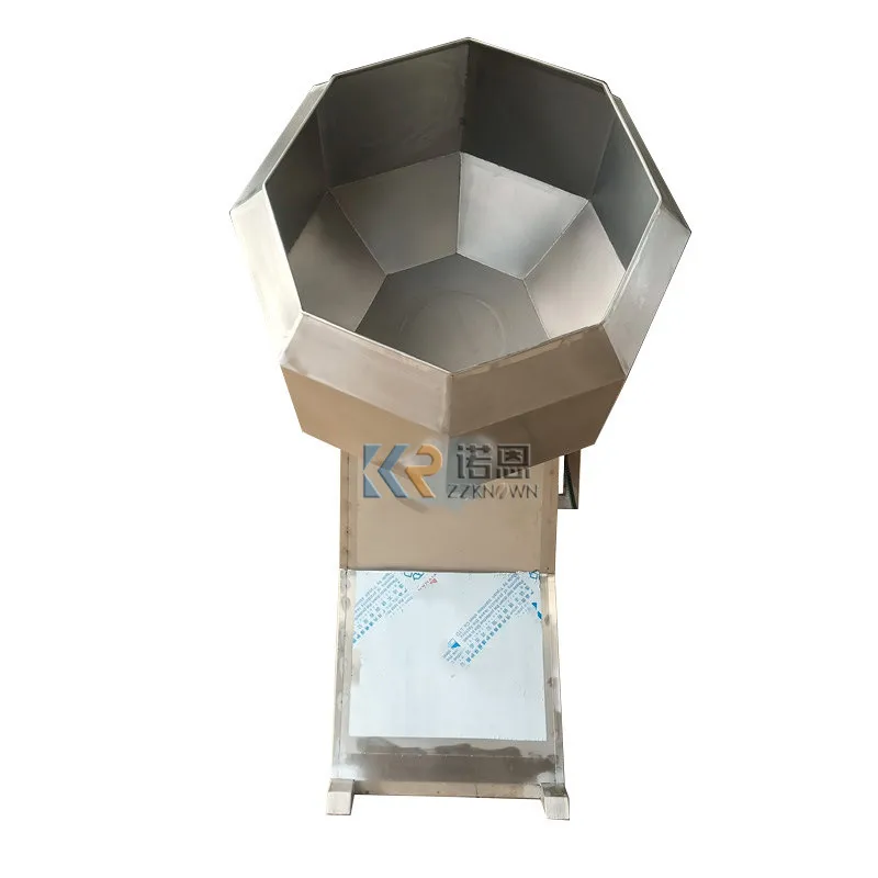 

Drum Mixing Equipment Snack Food Popcorn Seasoning Coating Flavoring Machine Stainless Steel Octagonal Potato Chips Flavor Mixer