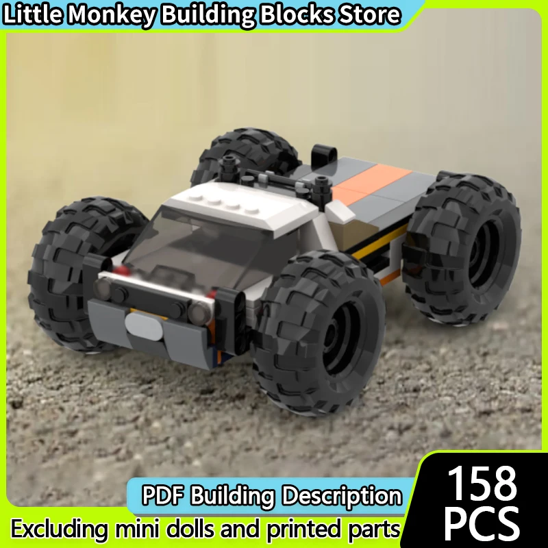 

Speed Racing Car Model MOC Building Bricks Off-Road Pickup Truck Modular Technology Children Holiday Gifts Assemble Toys Suit