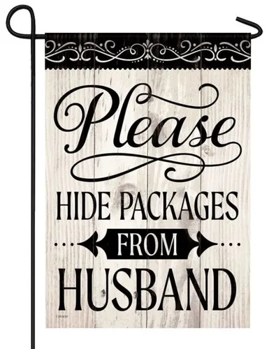 Carson - Hide Packages Garden Flag - 53021 ZZO EEZ