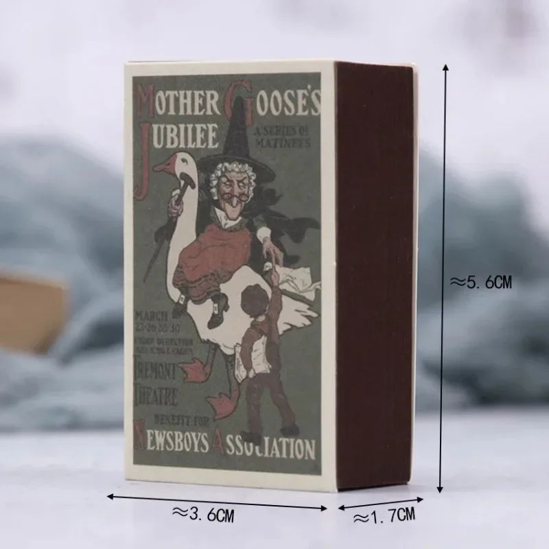 Creative Matchbox Retro Notebook, Mini Memo Pad, Can Tear Sticky Notes, Papelaria Notepad, Escritório e Material Escolar, Novo, 122 Folhas