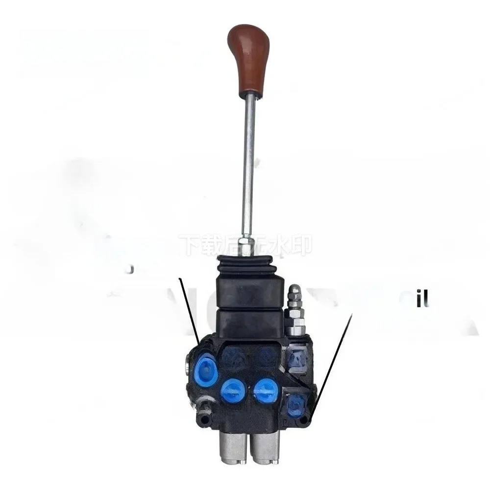 Hydraulic Multi-way Valve ZT12 Distributor Forklift Control Valve 2-Way 3-Function, Series Connection Two Belt Bridge Controller
