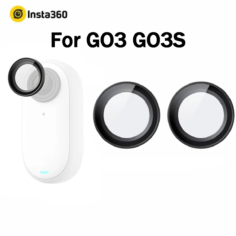 

For Insta360 GO3/3S Upgrade Camera Lens Protectors Tempered Glass Camera Films Lens Guard Action Video Cameras Accessories