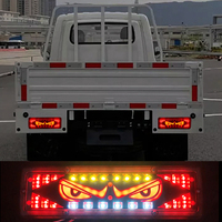 Turn Signal CNSUNNYLIGHT Devil's Eye Brake Light Driving Light ABS 12V 24V 2Pcs LED Truck Tail Lamps Taillight Reversing Light
