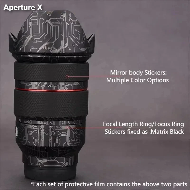 For Samyang AF24-70 F2.8 FE Mount Lens Decal Skin for Samyang AF 24-70mm F2.8 Lens Sticker Protector Anti-scratch Cover Film
