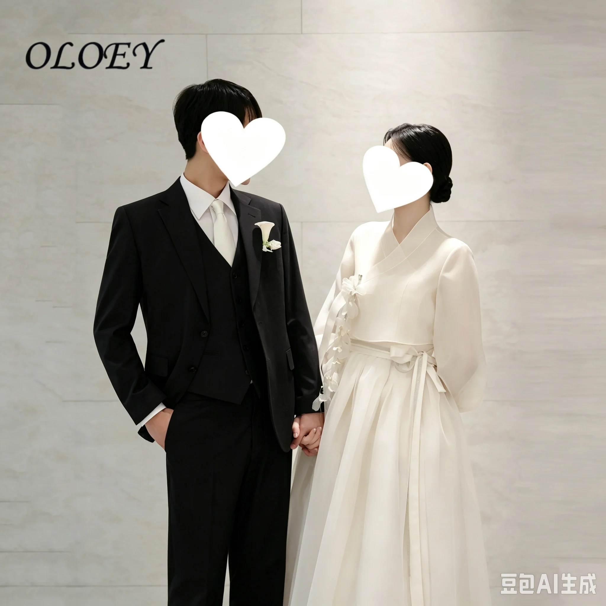 OLOEY 2027 Elegant Women Hanbok Set Sheer Long Sleeve Floral Skirt Korean Traditional Dress Party Dance Photo Clothes