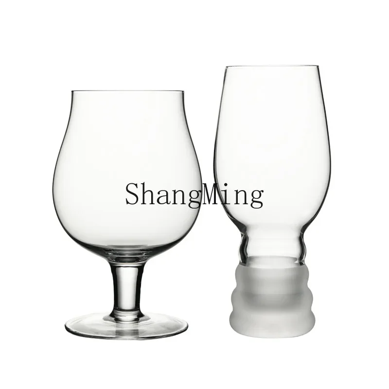 CL Creative Beer Cup Bar Thickened Craft Brewing Personalized Threaded Waist Draft Beer Cup Household Large Capacity