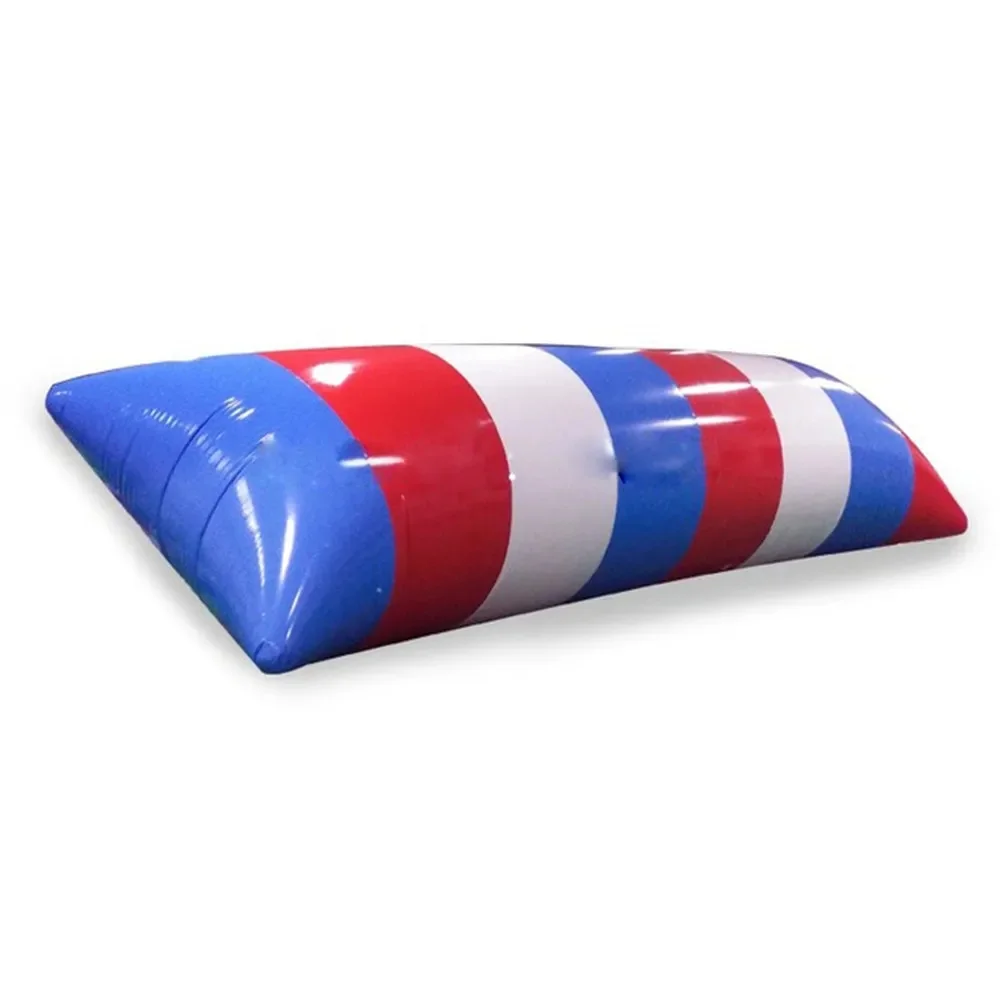 Water Jump Pillow Catapult Inflatable Jumping Blob 8*3m PVC Inflatable Water Blob Bouncing Bag Water