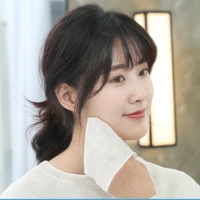 Clean Disposable Face Towel Travel Facial Cleansing Wet And Dry Makeup Remover Pearl Cotton Soft Makeup Nonwoven Towel 2