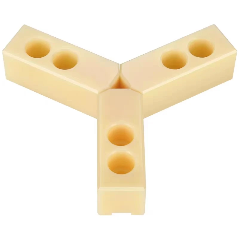 

CNC Lathe Nylon Hydraulic Chuck Soft Jaws 60 90 120 Degree Three-jaw Plastic Oil Fixed Jaws