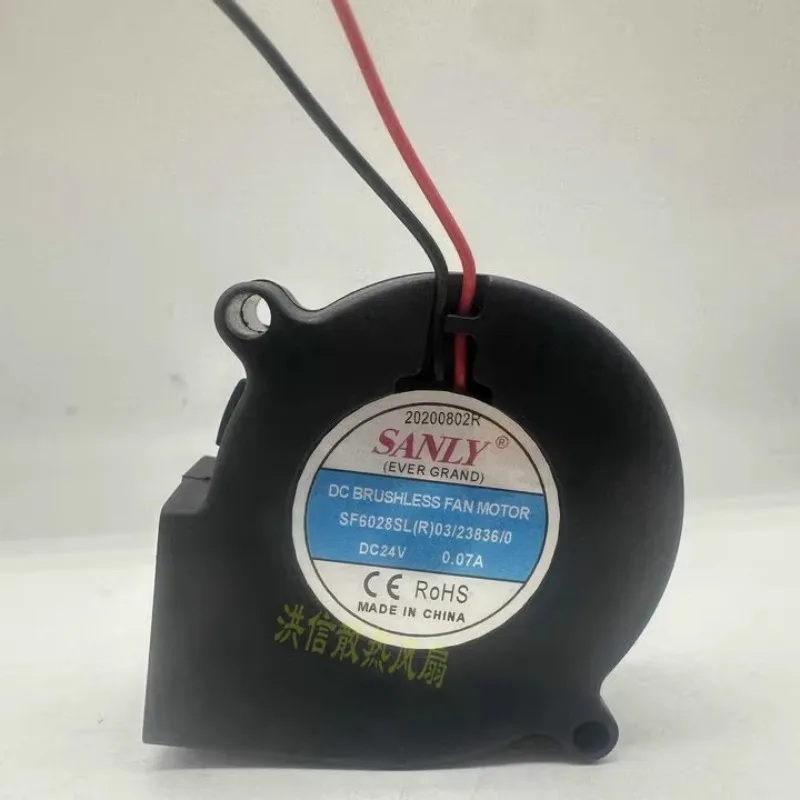 

Новый охлаждающий вентилятор для SANLY SF6028SL DC24V 0,07A, бесшумный турбовентилятор-увлажнитель 60*60*28 мм