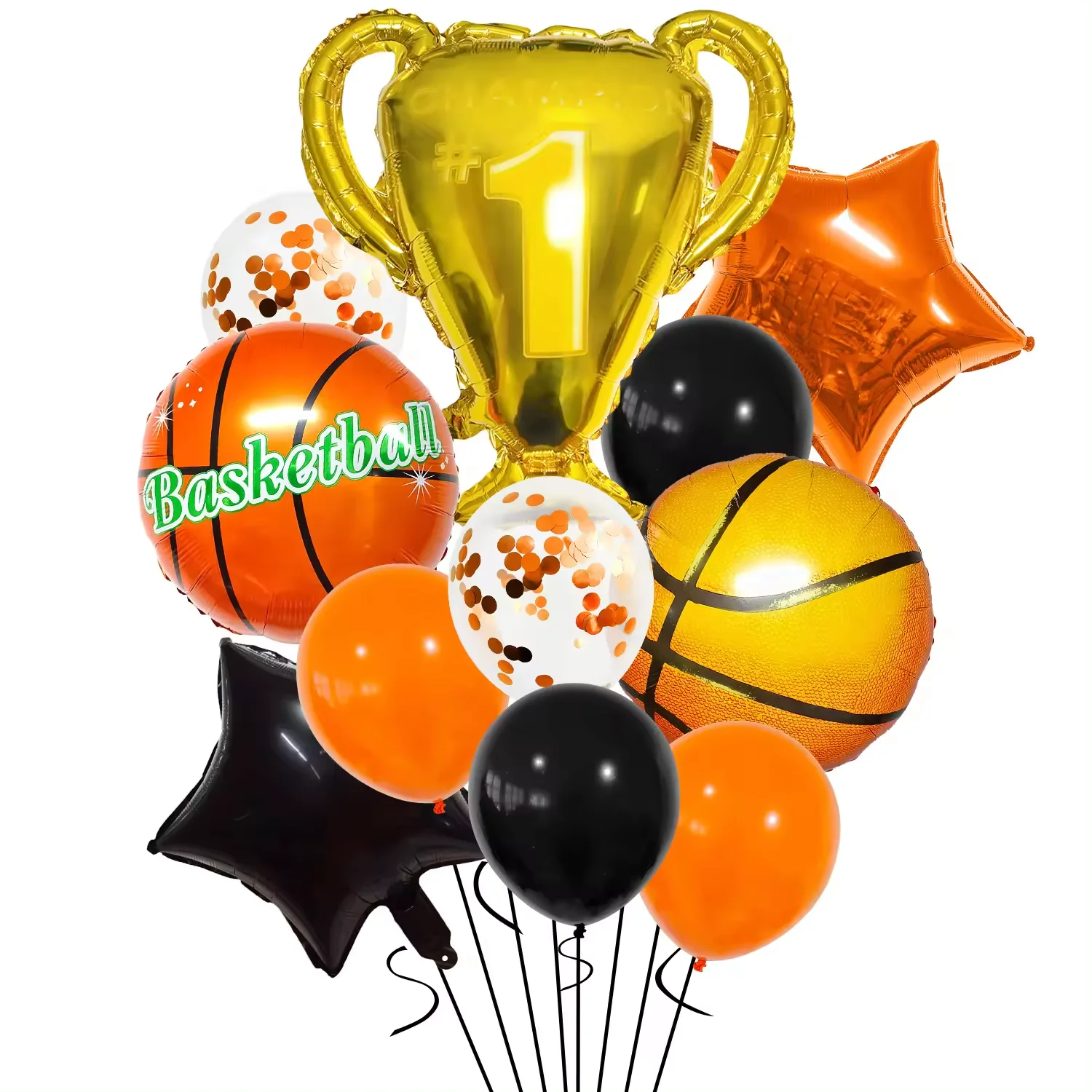 New Sports Baseball Football Football Basketball Championship aluminum balloon set