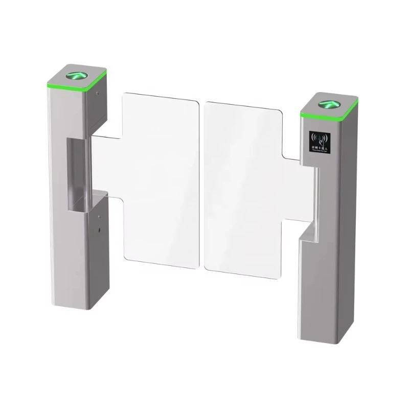 Card Access Control Pedestrian Barrier Gate Half Height Entrance Turnstile