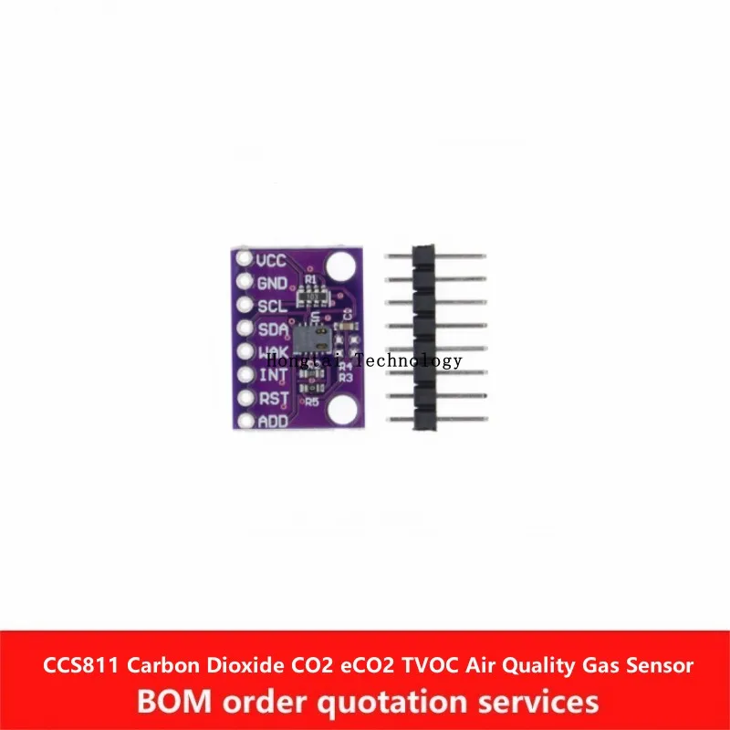 CCS811 Carbon Dioxide CO2 eCO2 TVOC Air Quality Gas Sensor Module