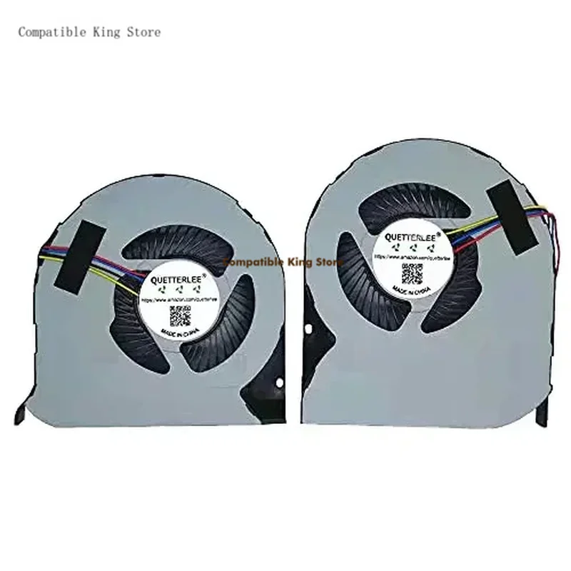X Replacement New Laptop CPU+GPU Cooling Fan for DELL Precision 7510 M7510 7520 M7520 Series Fan