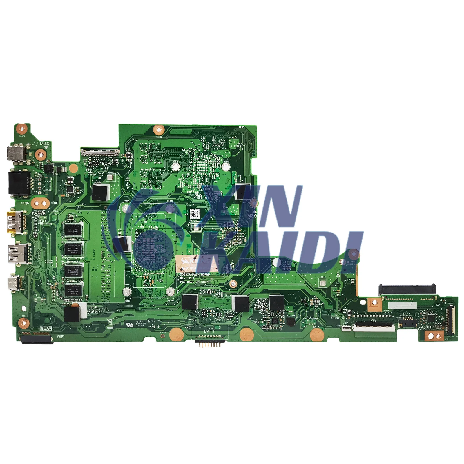 Imagem -03 - Placa-mãe Portátil para Asus Vivobook 4g 8g Ram Placa-mãe para Vivobook 15 X505 X505za F505z A505z A505za R32200u R3-2300u R5-2500u