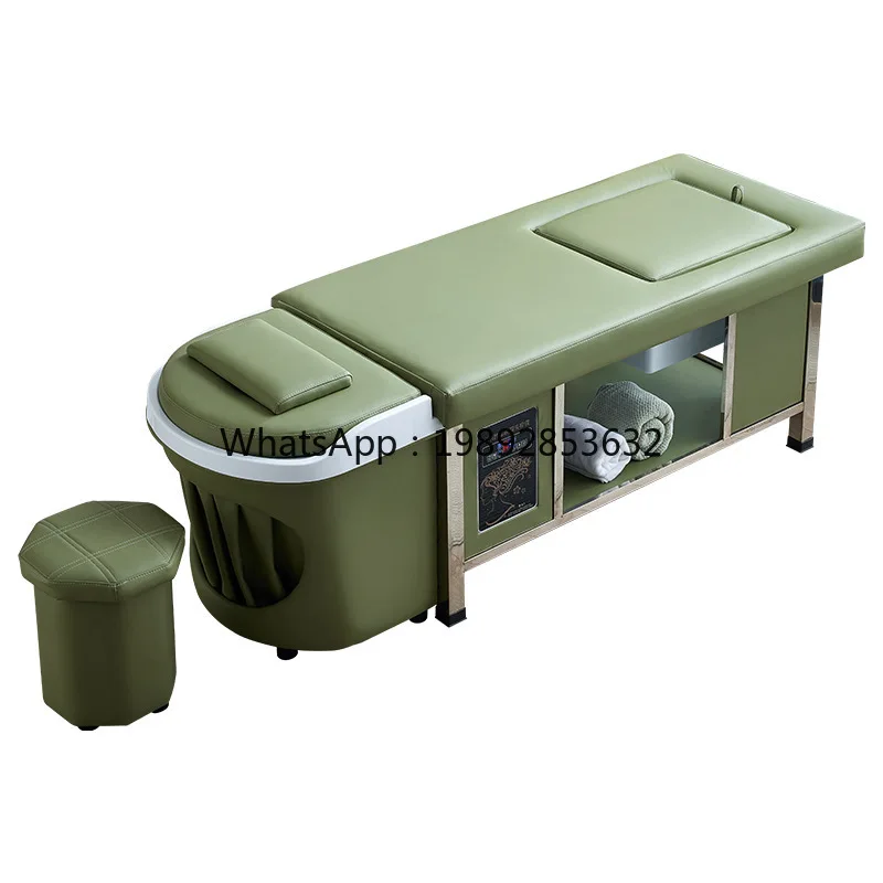 

YFY High-End Electric Bed for Beauty Salon Head Therapy Bed, Water Circulation Steaming Foot Bath Bed