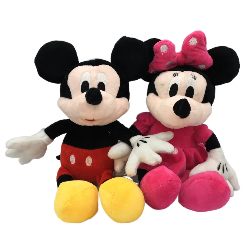 لعبة ديزني ميكي وميني القطيفة، 28 سم، دمية ميكي ماوس لطيفة ورائعة، هدية عيد ميلاد وعيد الميلاد للأطفال #4