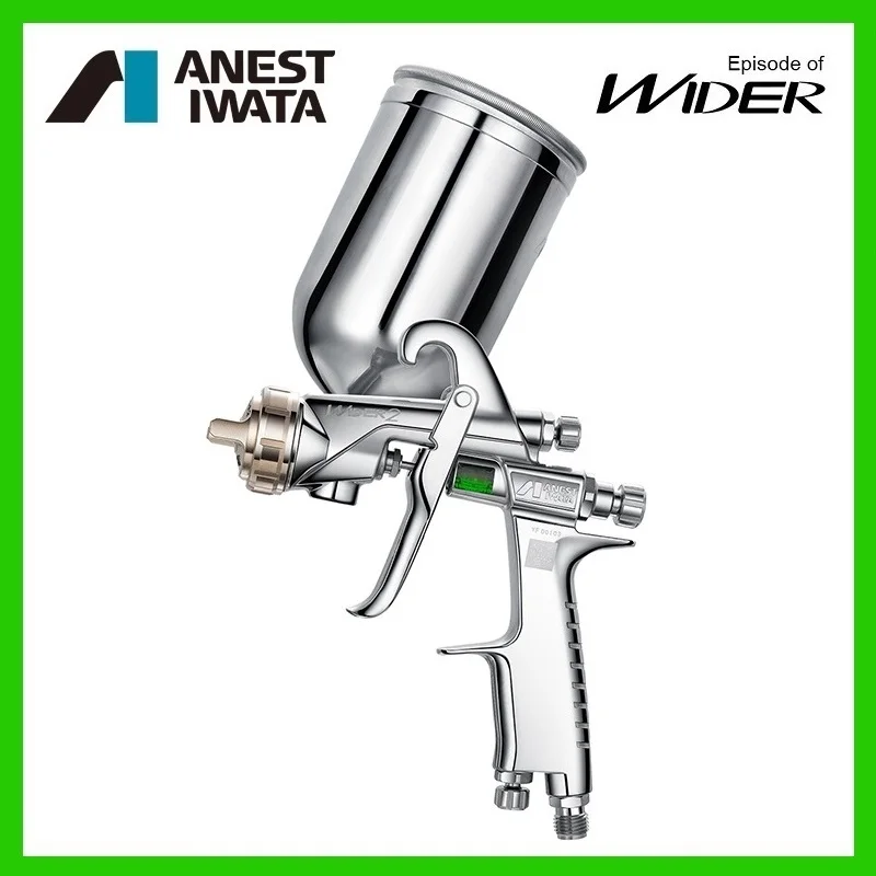 ANEST IWATA W-200 Upgrade Model Wider2 Spray Gun Professional Airbrush Large Area High Efficiency Paint Spray Gun