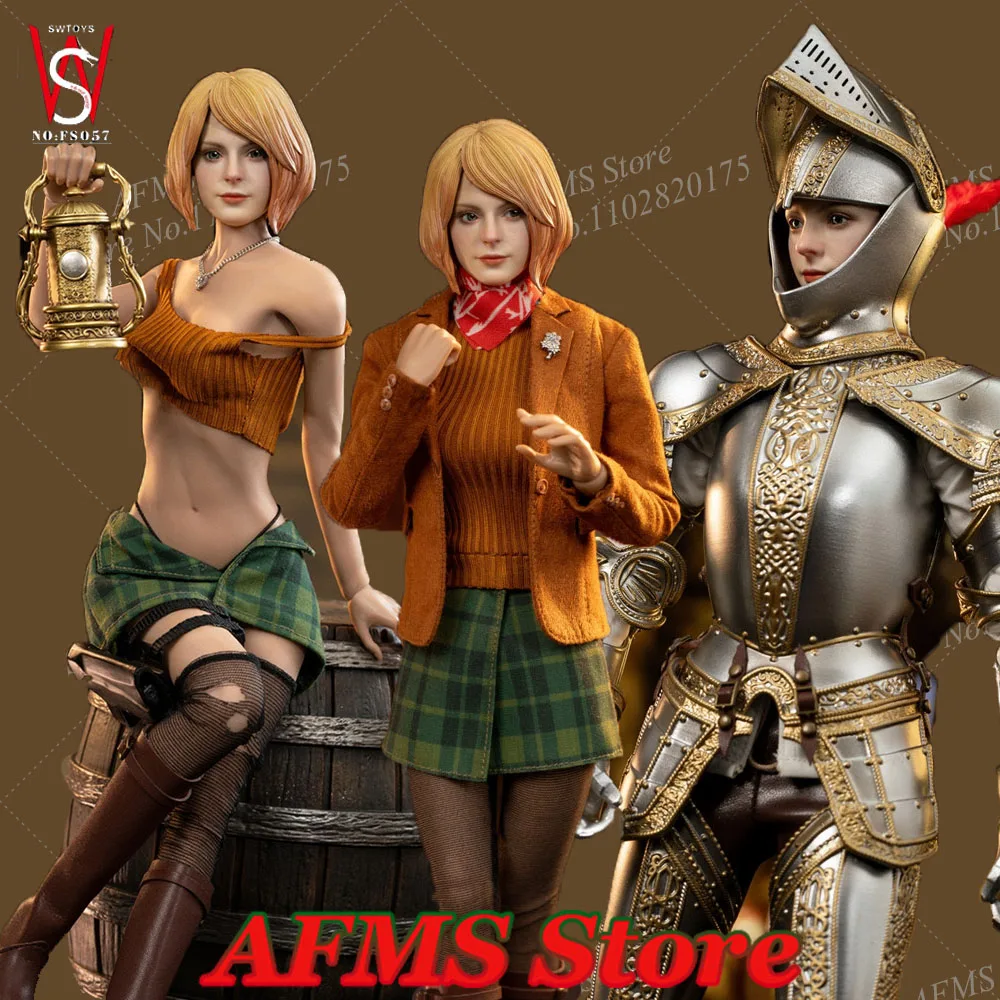 

IN STOCK FS058 1/6 Scale Collectible Figure Ashley Graham Resident Evil dolls Movable Eyes Normal/ Armor Ver 12" Female Soldier