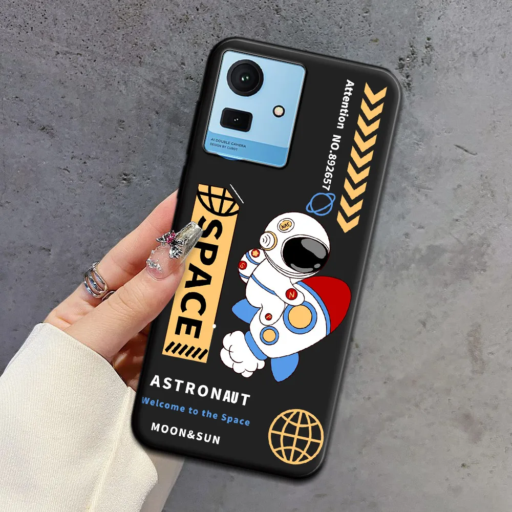 For Cubot Note 50 Case Cartoon Ice Cream Soft Silicon TPU Astronaut Pattern Phone Case For Cubot Note 50 Cute Back Cover Bumper