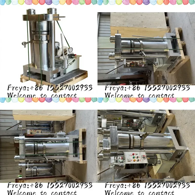 Factory Direct Automatic Hydraulic Oil Expeller Vertical Stainless Steel Oil Press for Sunflower Flax Seed Oil Making