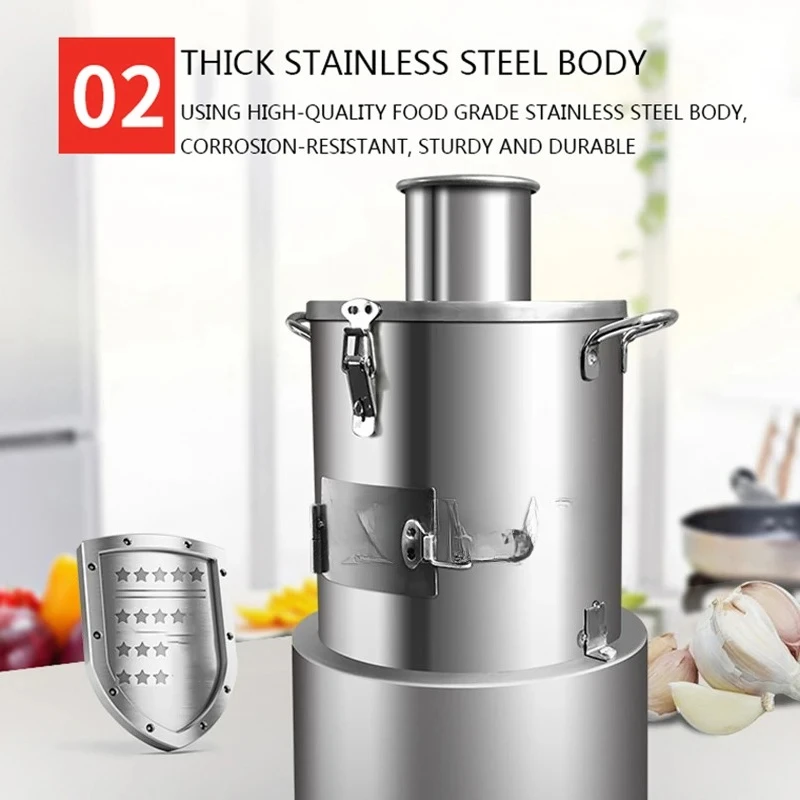 Household Electric Food Processor Commercial Electric Garlic Peeling Machine Automatic Garlic Peeler Machine