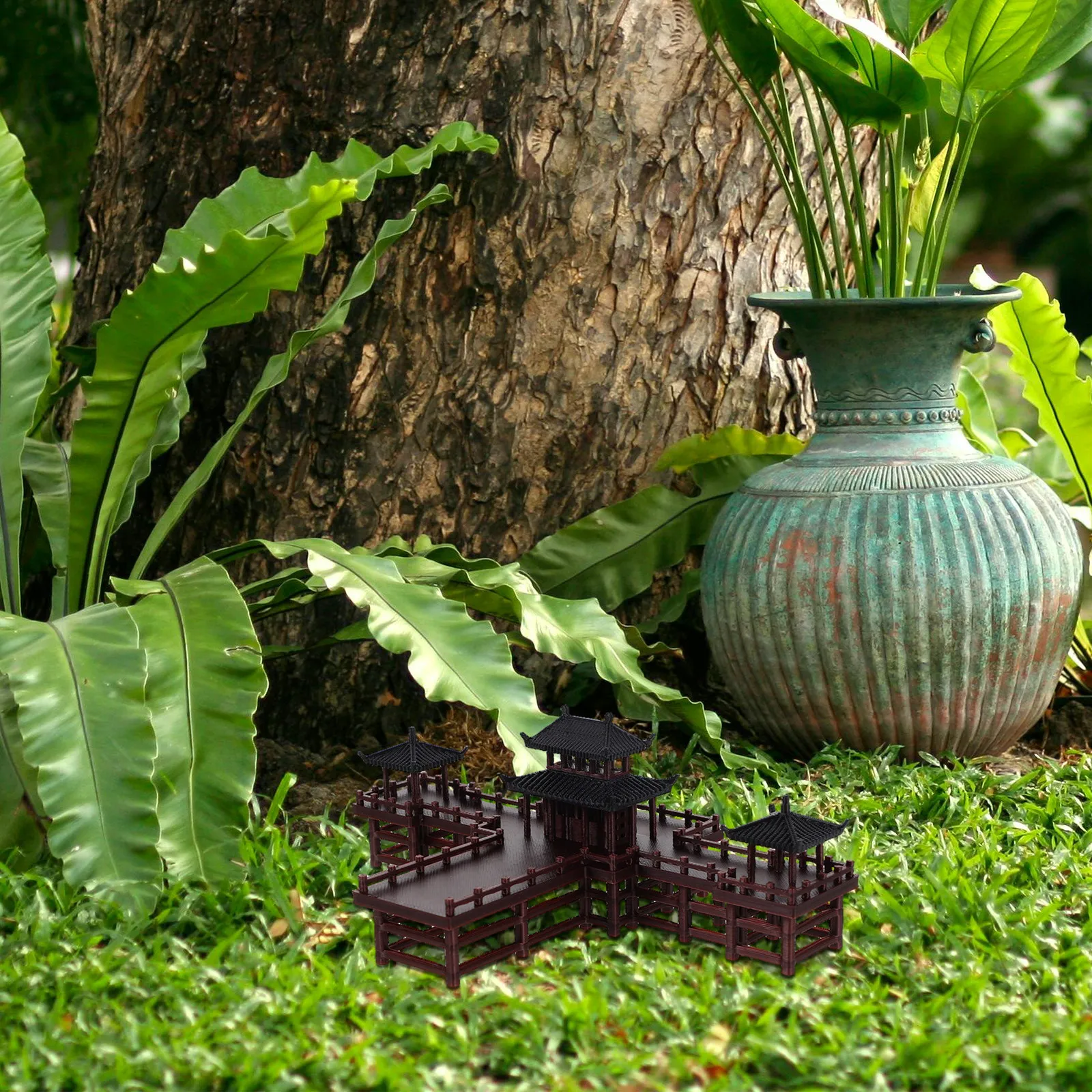 Ornamento Tradicional Chinês e - Bonsai Garden Landscape Design avaliação e preço