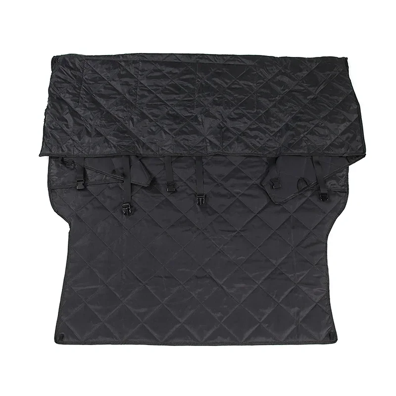 Juste de siège arrière de coffre de voiture pour Land Rover, Oxford Grill, noir, siège pour animaux de compagnie, coussin de transport pour animaux