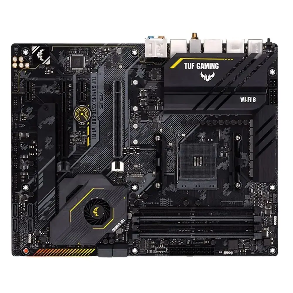 Imagem -03 - Placa-mãe Jogos Tuf X570-pro Wi-fi Suporta Ryzen 5600g 5600 Ryzen 5700x3d 58003xd 5700x 5800x Ryzen 5950x Asus-x570