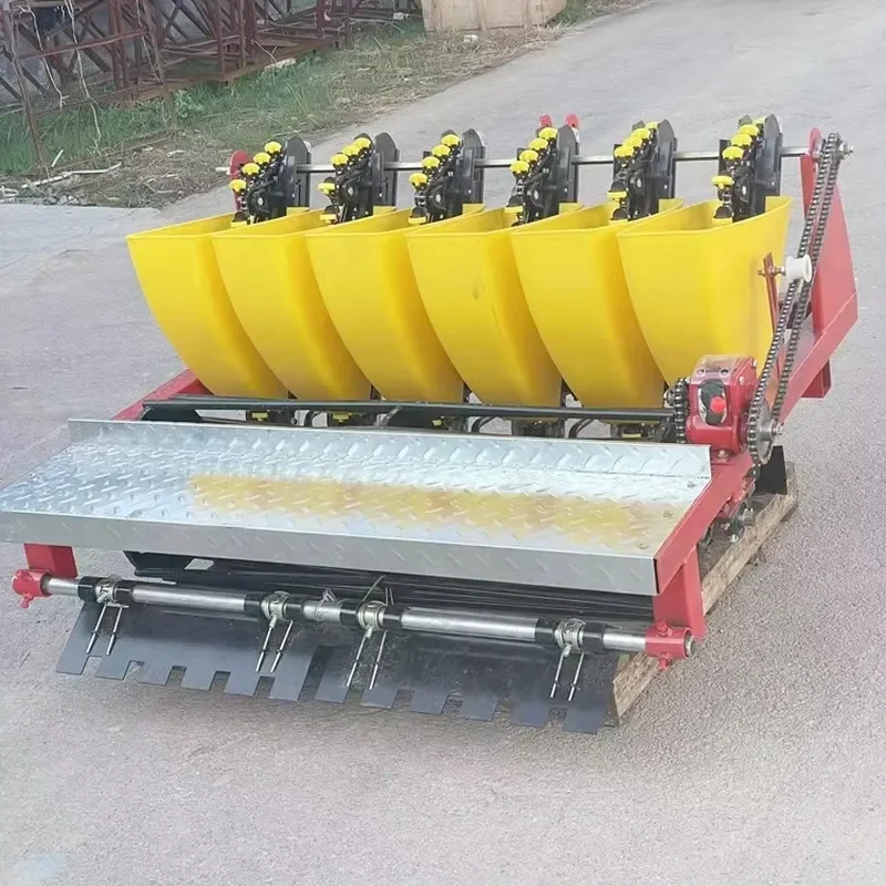 High Performance Tractor Mounted Agricultural Garlic Seed Sowing Machine Samsong Led Grow Light 650w for Indoor Garden 6 Rows