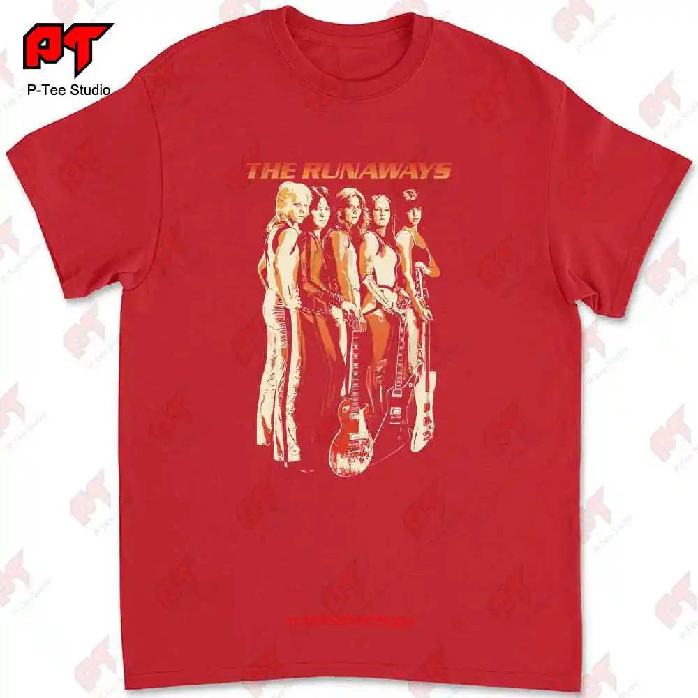 The Runaways All Female American Rock Band Queens Of Noise 1977 T-shirt JCTA image 4
