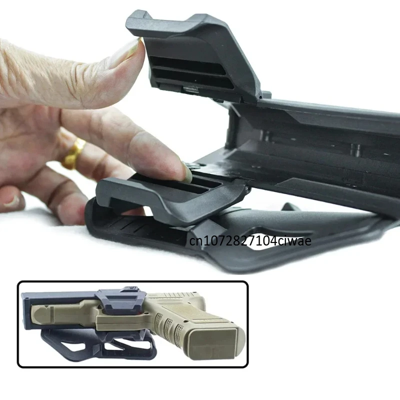 Tactical Gun Holster for G*ock 17 19 with Flashlight or Laser Mounted Right Hand Waist Belt Gun Holster New Pistol Accessories - Image 3