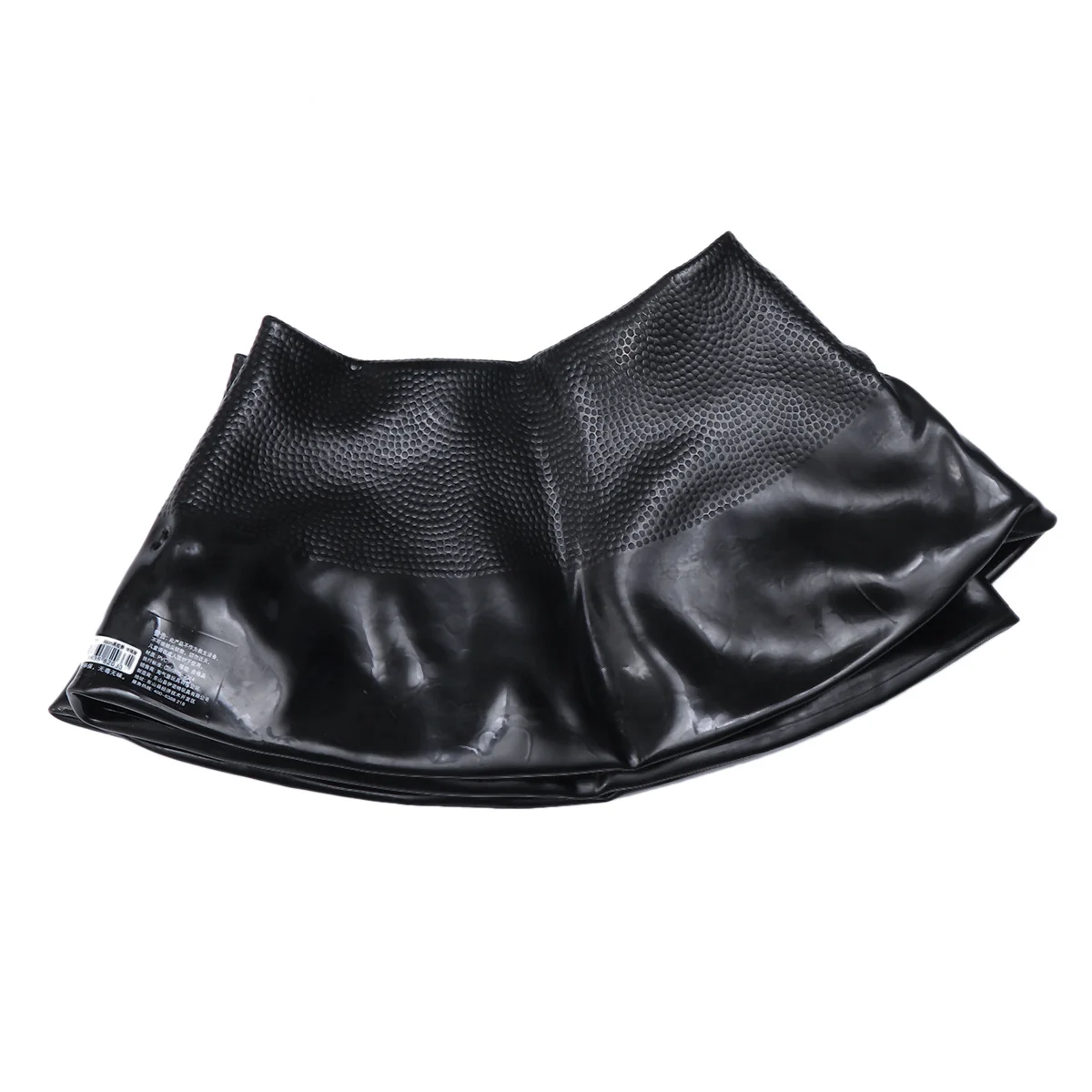 Anello da nuoto in gomma facile da gonfiare e sgonfiare, 80 cm, galleggiante di sicurezza per adulti, nero, adatto per piscina, spiaggia, anello da nuoto in gomma