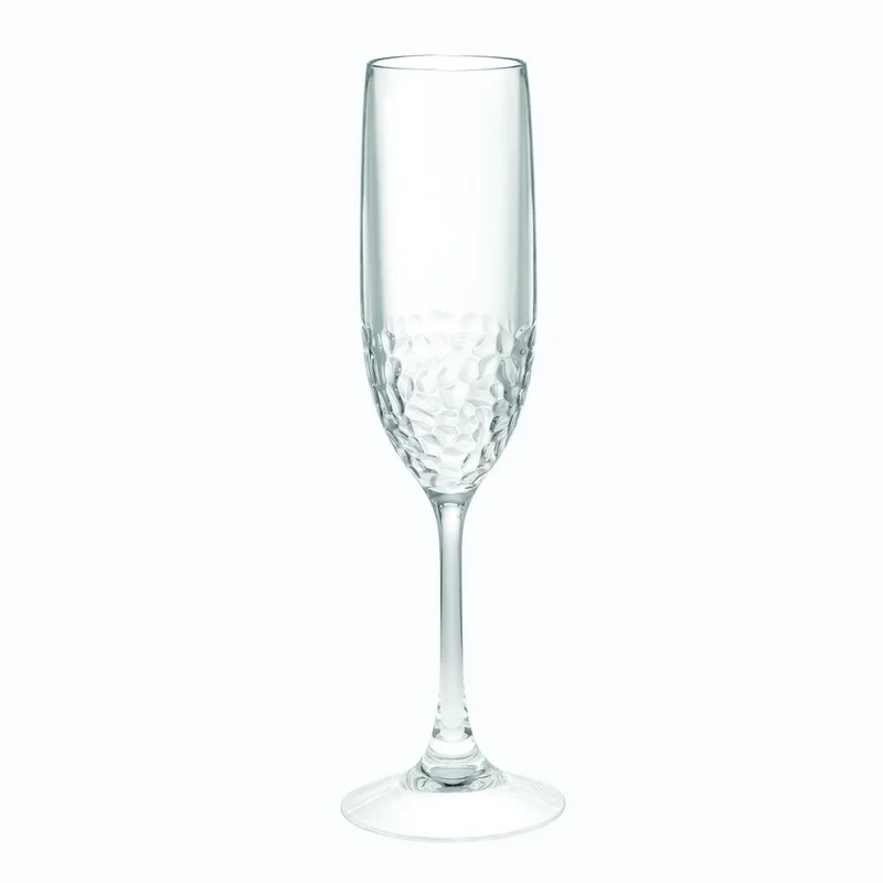 

Tritan Champagne Flutes Set of 4, 6oz Unbreakable Plastic Glasses for Wedding Mimosas