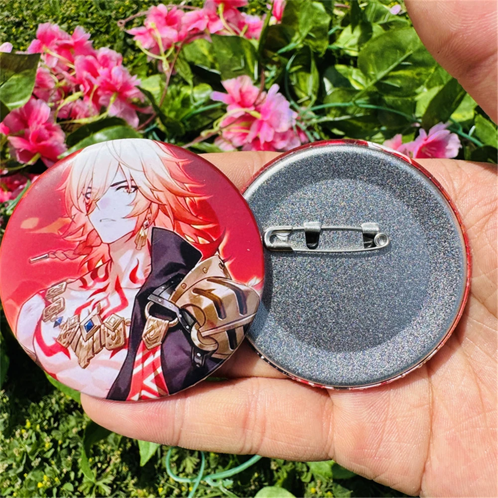 Game Honkai: Star Rail Mydei Mydeimos Cosplay COSTUME Badge Pin SPTE Tinplate Brooch