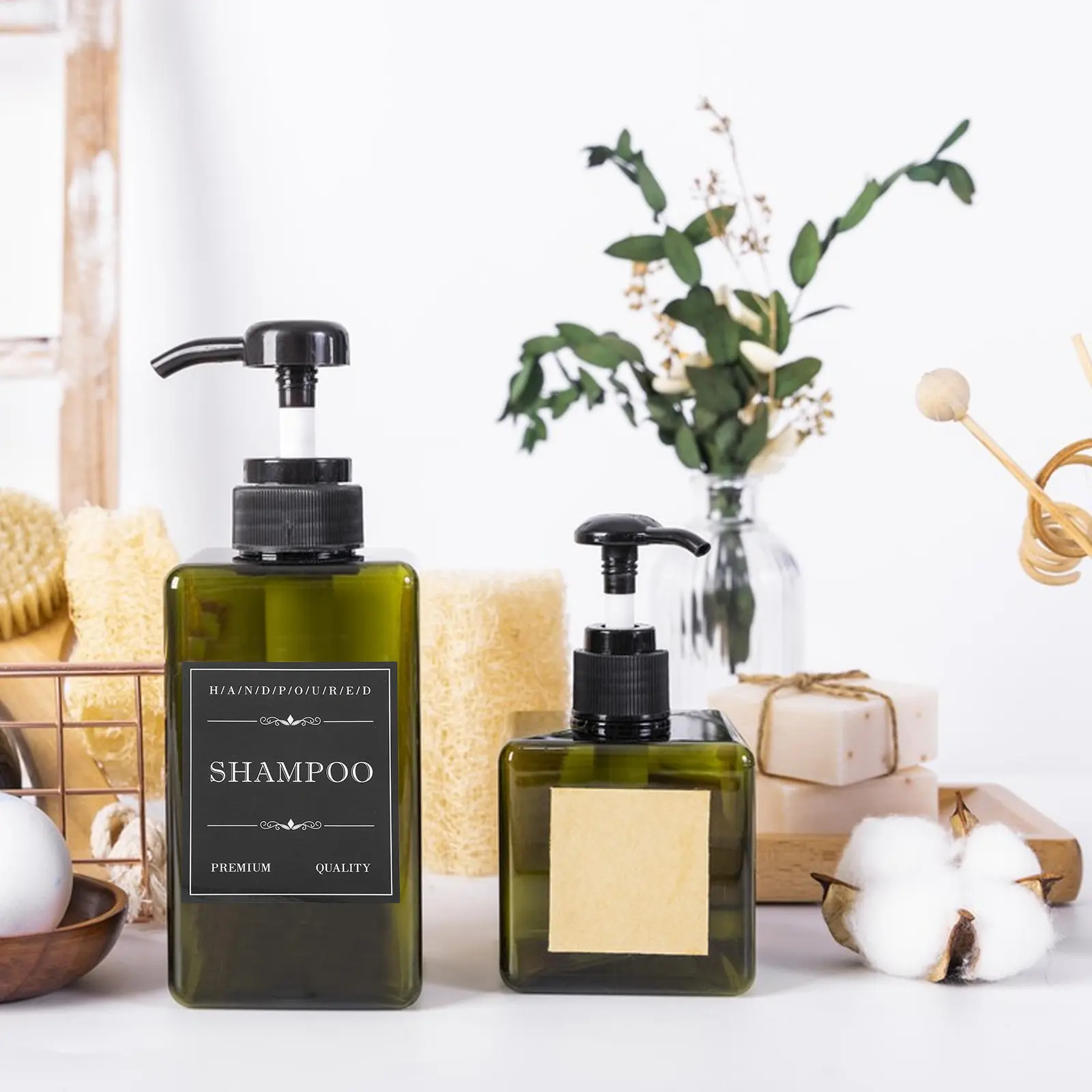 

3Sets Waterproof Sub-Bottle Stickers for Shampoo Lotion Soap Labels Self-Adhesive Bottle Labels Bathroom Travel Accessories