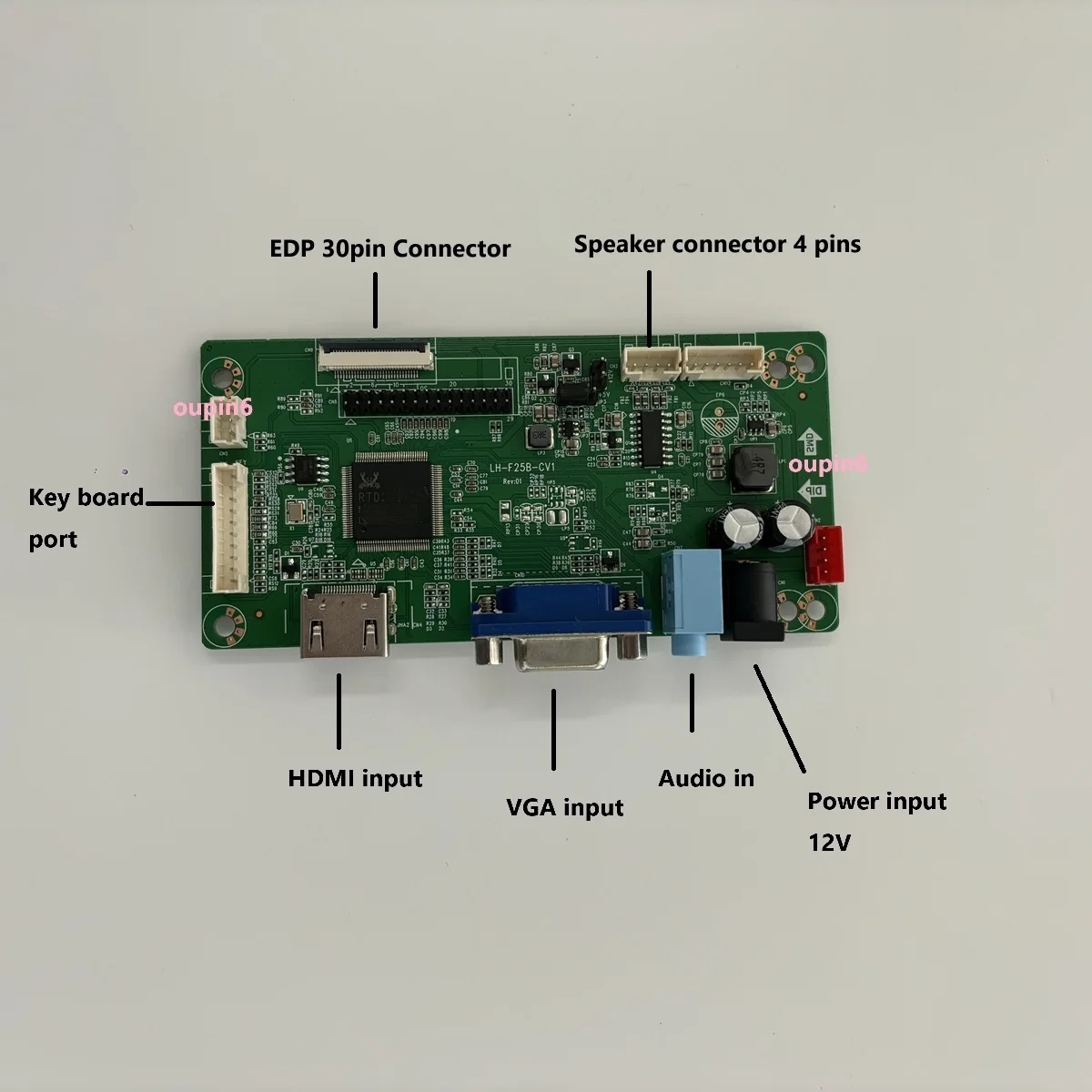 EDP controller board for N156BGE-E41 N156BGE-E42 N156BGE-E31/E32 N156BGE-EA2/EB1/EB2 15.6
