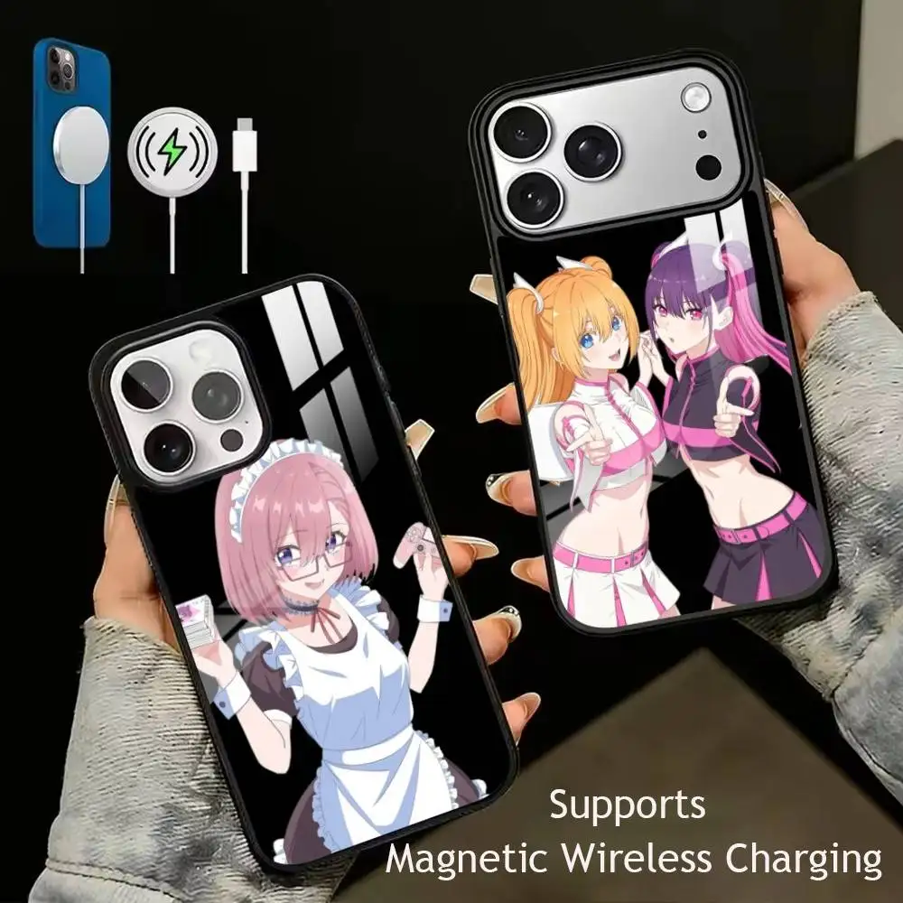 

2.5 Dimensional seduction Amano Ririsa Phone Case For iPhone17,16,15,14,13,12,11 Plus,Pro Supports Magnetic Wireless Charging