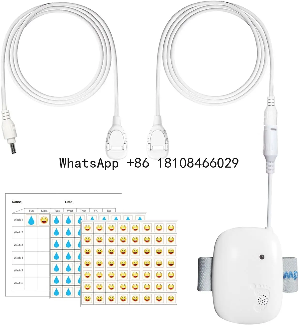 

3A Battery Step Stool Type Bed Wetting Alarm Plastic Potty Training Tool